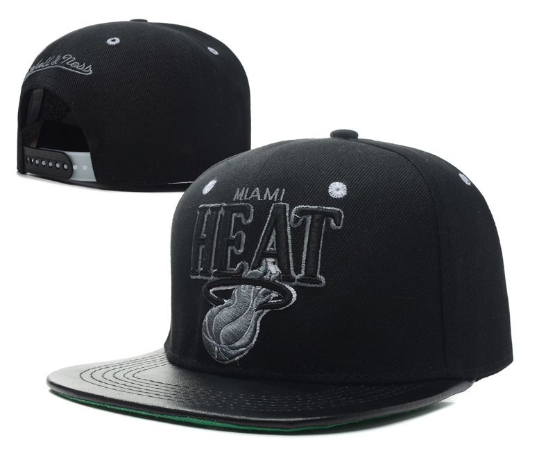 NBA Miami Heat MN Snapback Hat #95